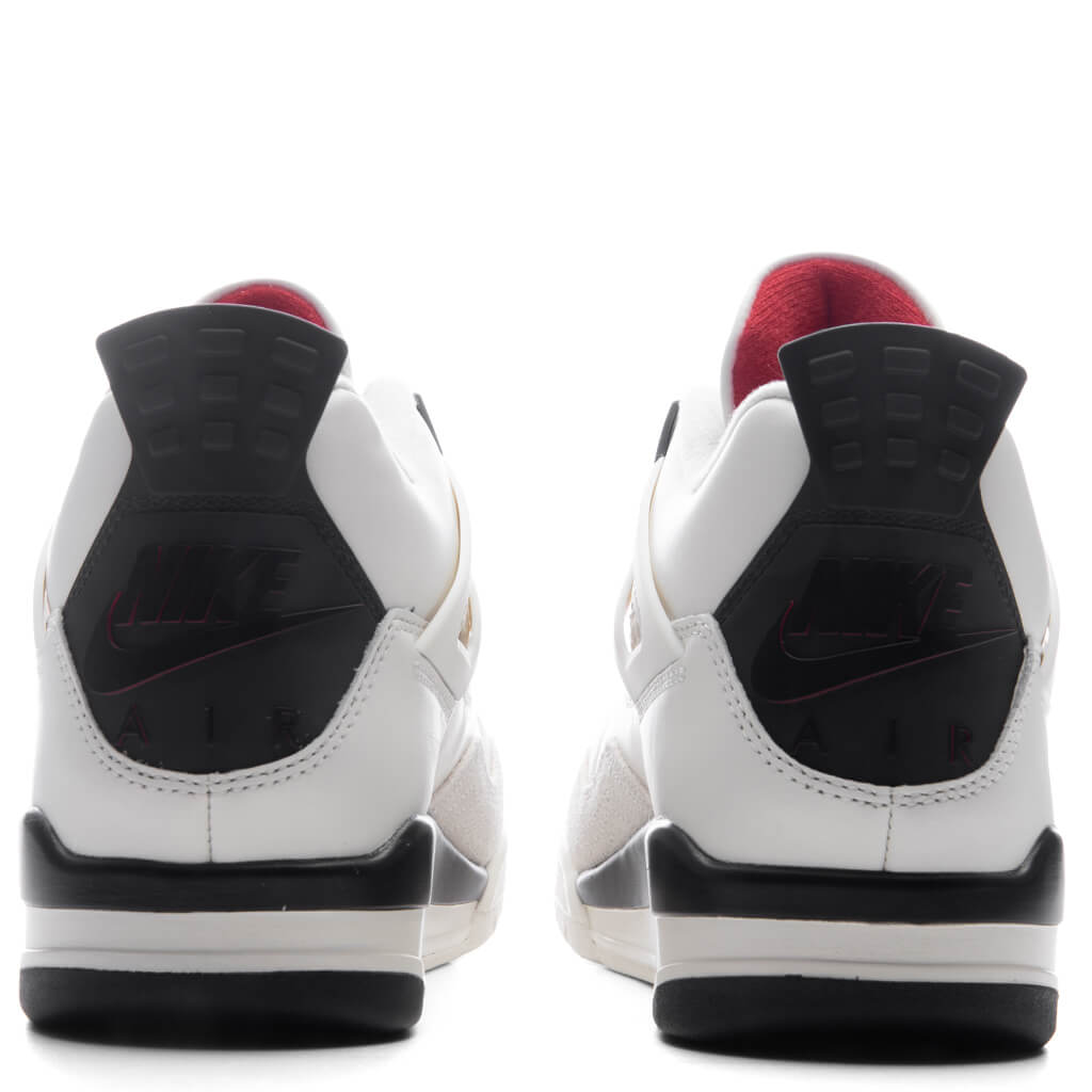 Air Jordan 4 Retro OG 'Flight Club' - Sail/Black/University Red