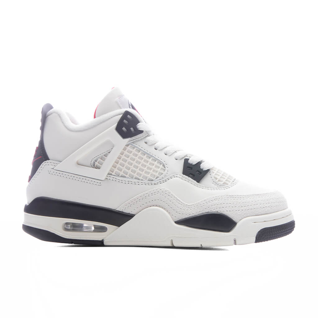 Air Jordan 4 Retro OG 'Flight Club' (GS) - Sail/Black/University Red