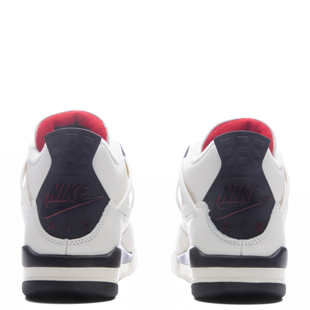 Air Jordan 4 Retro OG 'Flight Club' (GS) - Sail/Black/University Red