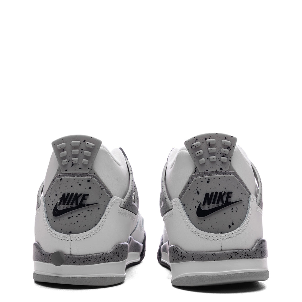 Air Jordan 4 Retro OG 'White Cement' (PS) - Summit White/Fire Red/Cement Grey/Black