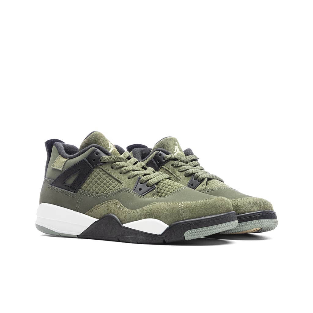 Air Jordan 4 Retro SE Craft (PS) - Medium Olive/Pale Vanilla/Cargo Khaki