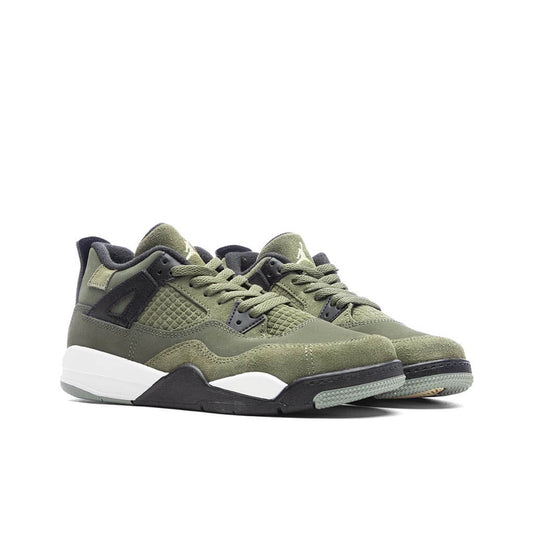 Air Jordan 4 Retro SE Craft (PS) - Medium Olive/Pale Vanilla/Cargo Khaki