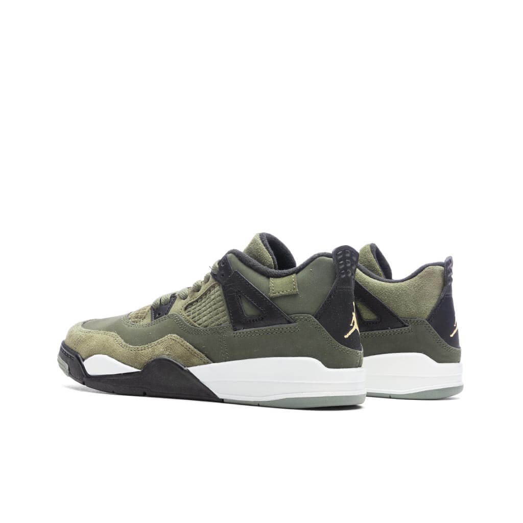 Air Jordan 4 Retro SE Craft (PS) - Medium Olive/Pale Vanilla/Cargo Khaki
