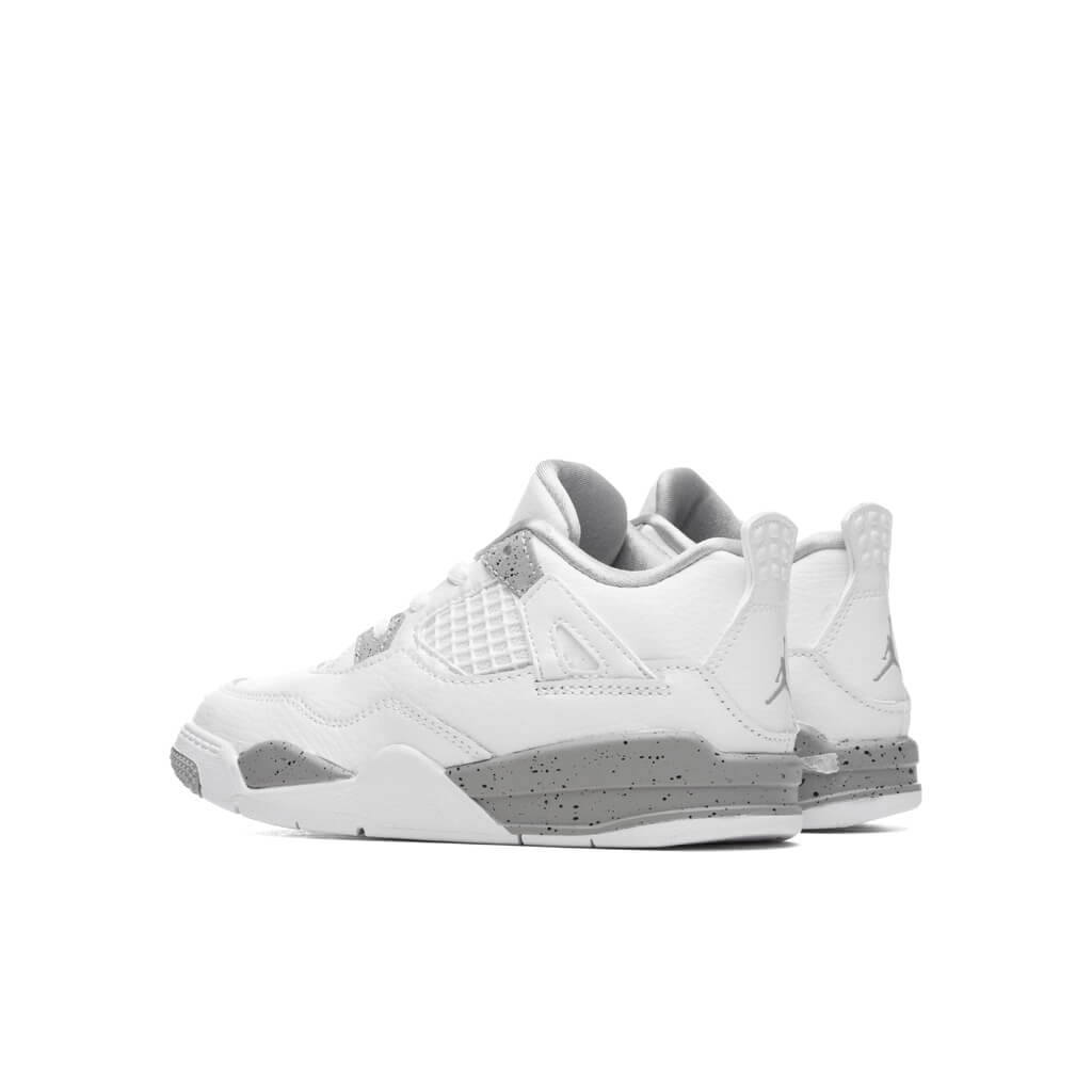Air Jordan 4 Retro (TD) - White/Fire Red
