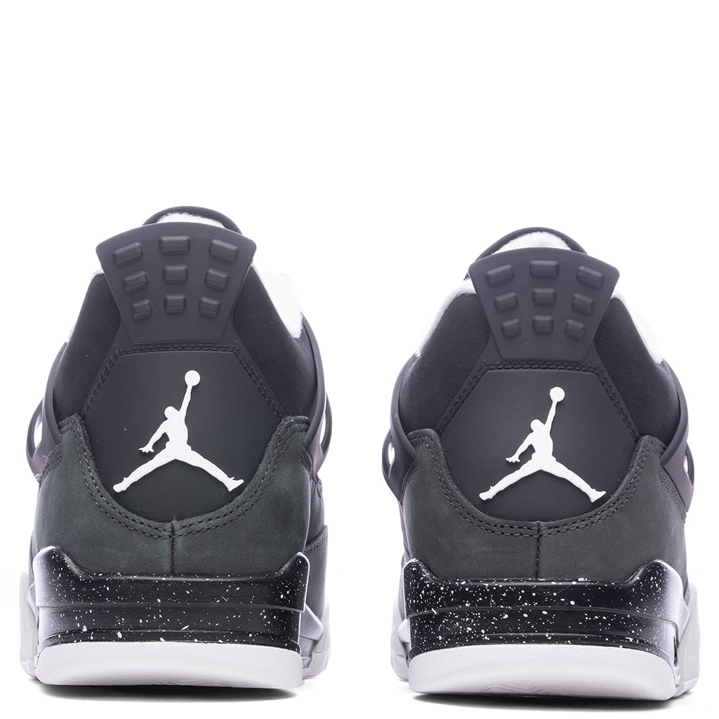 Air Jordan 4 Retro 'Fear' - Black/White/Anthracite/Black