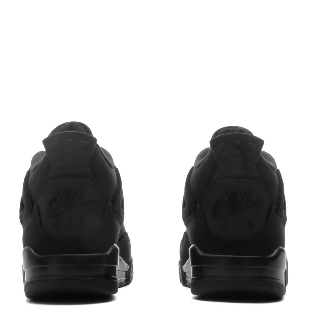 Air Jordan 4 Retro 'Black Cat' (GS) - Black/Light Graphite