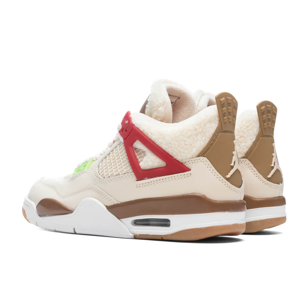 Air Jordan 4 Retro (GS) - Pearl White/Dark Driftwood