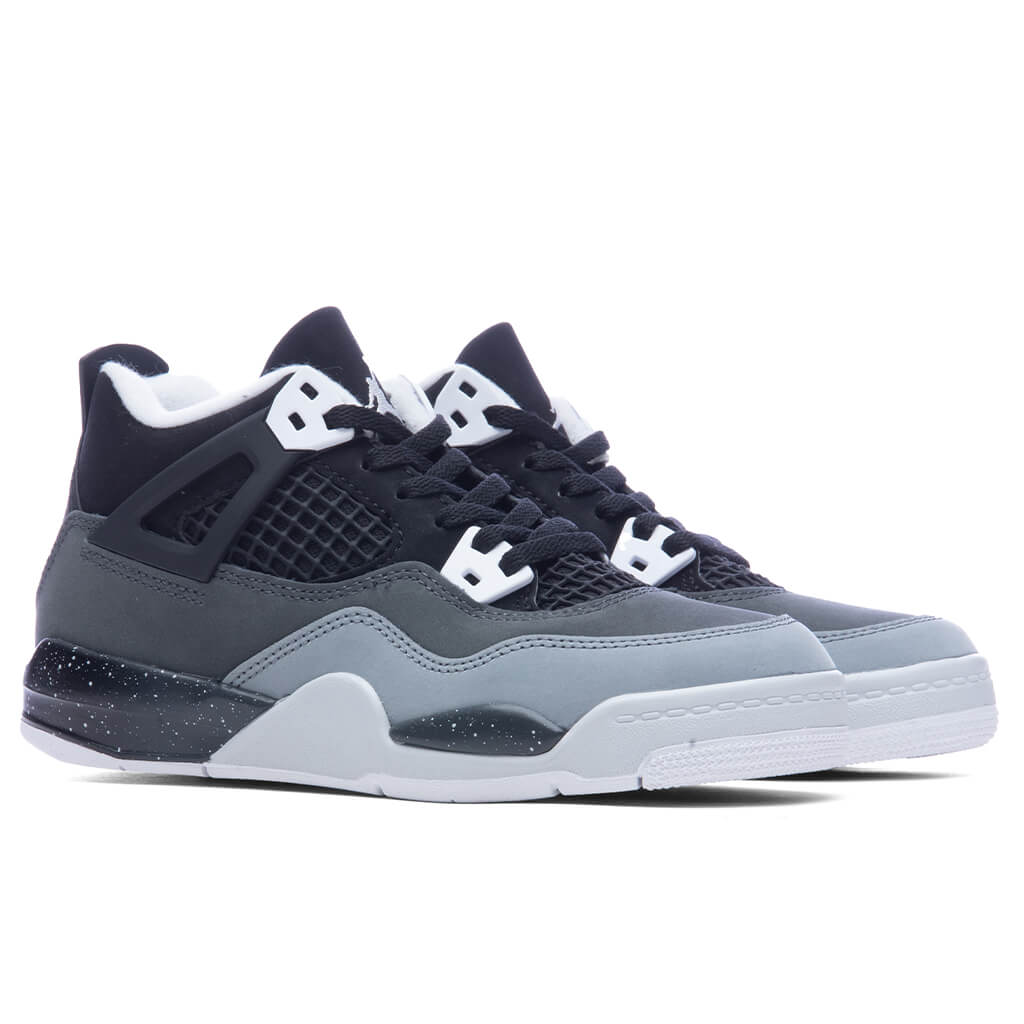 Air Jordan 4 Retro (PS) Fear - Black/White/Anthracite/Black