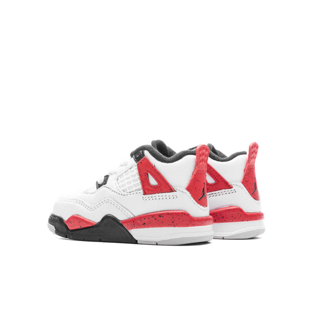 Air Jordan 4 Retro (TD) 'Red Cement' - White/Fire Red/Black