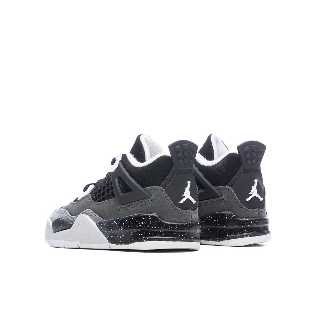 Air Jordan 4 Retro (TD) Fear - Black/White/Anthracite/Black