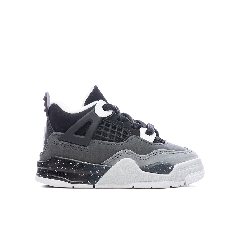 Air Jordan 4 Retro (TD) Fear - Black/White/Anthracite/Black