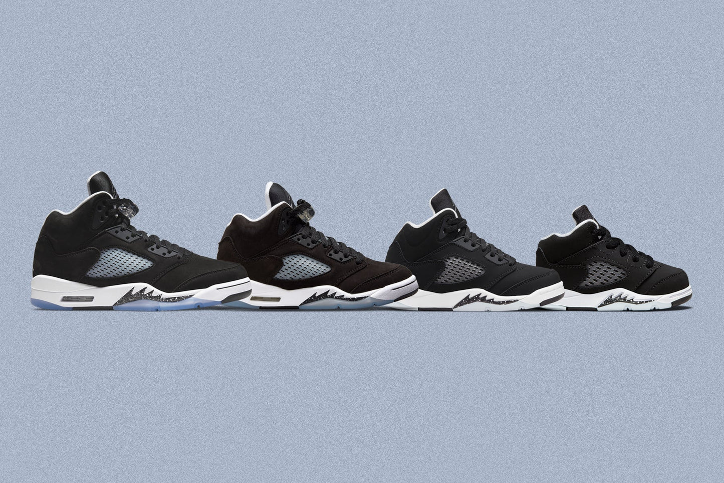 Air Jordan 5 Retro (GS) 'Oreo' - Black/Cool Grey