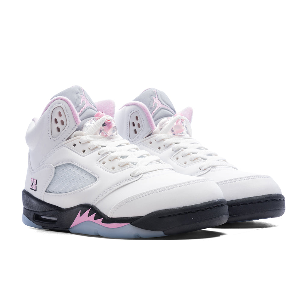 Air Jordan 5 Retro OG '35th Anniversary' (GS) - White/Black/Med Soft Pink/White