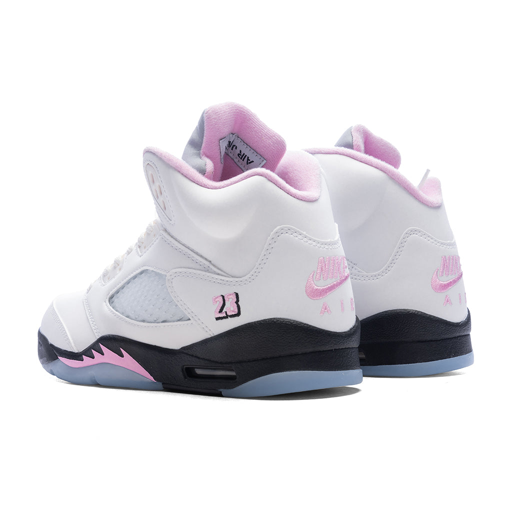 Air Jordan 5 Retro OG '35th Anniversary' (GS) - White/Black/Med Soft Pink/White
