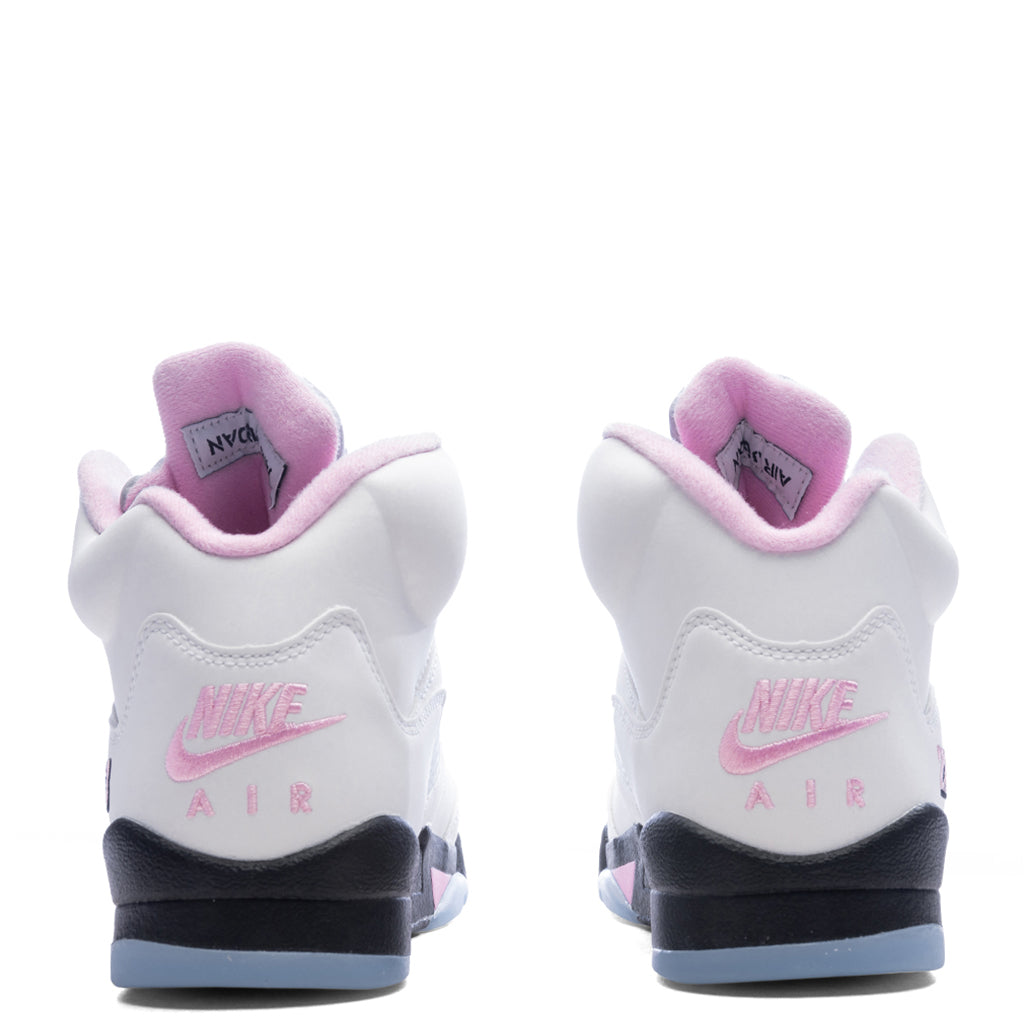 Air Jordan 5 Retro OG '35th Anniversary' (GS) - White/Black/Med Soft Pink/White