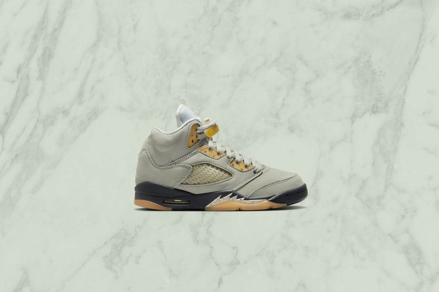 Air Jordan 5 Retro (GS) - Jade Horizon/Desert Sand/Light Silver