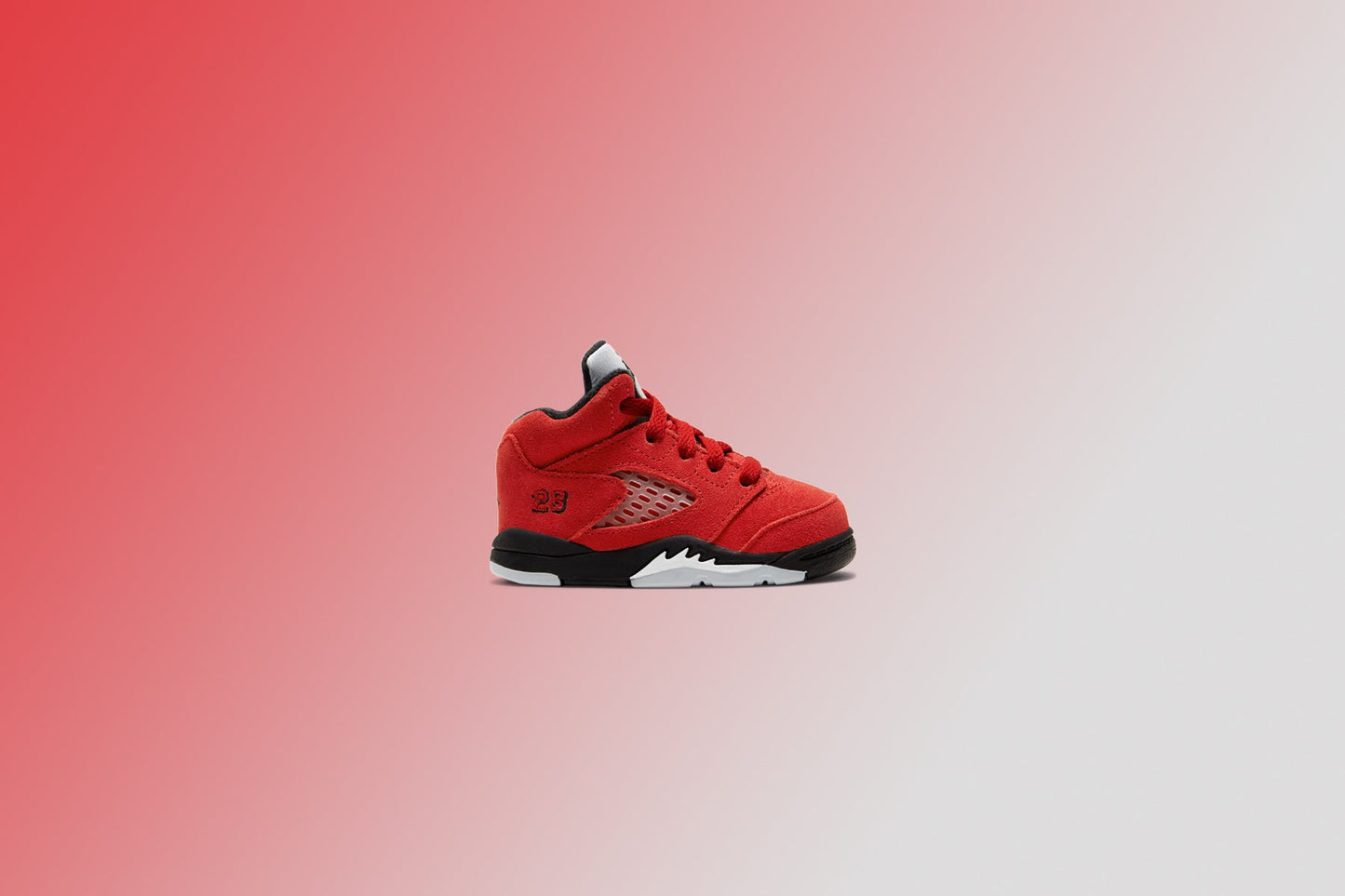 Air Jordan 5 Retro (TD) "Raging Bull" - Varsity Red/Black