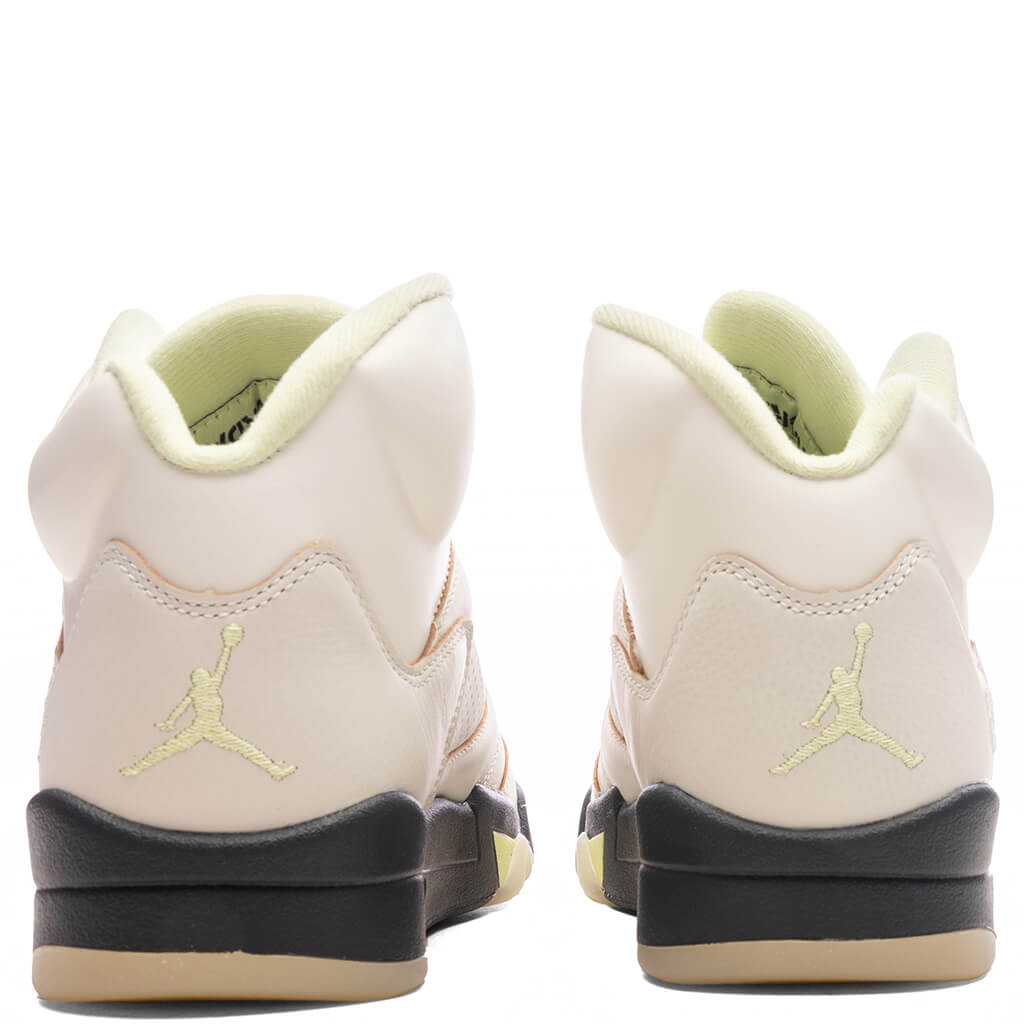 Women's Air Jordan 5 Retro - Sail/Luminous Green/Anthracite
