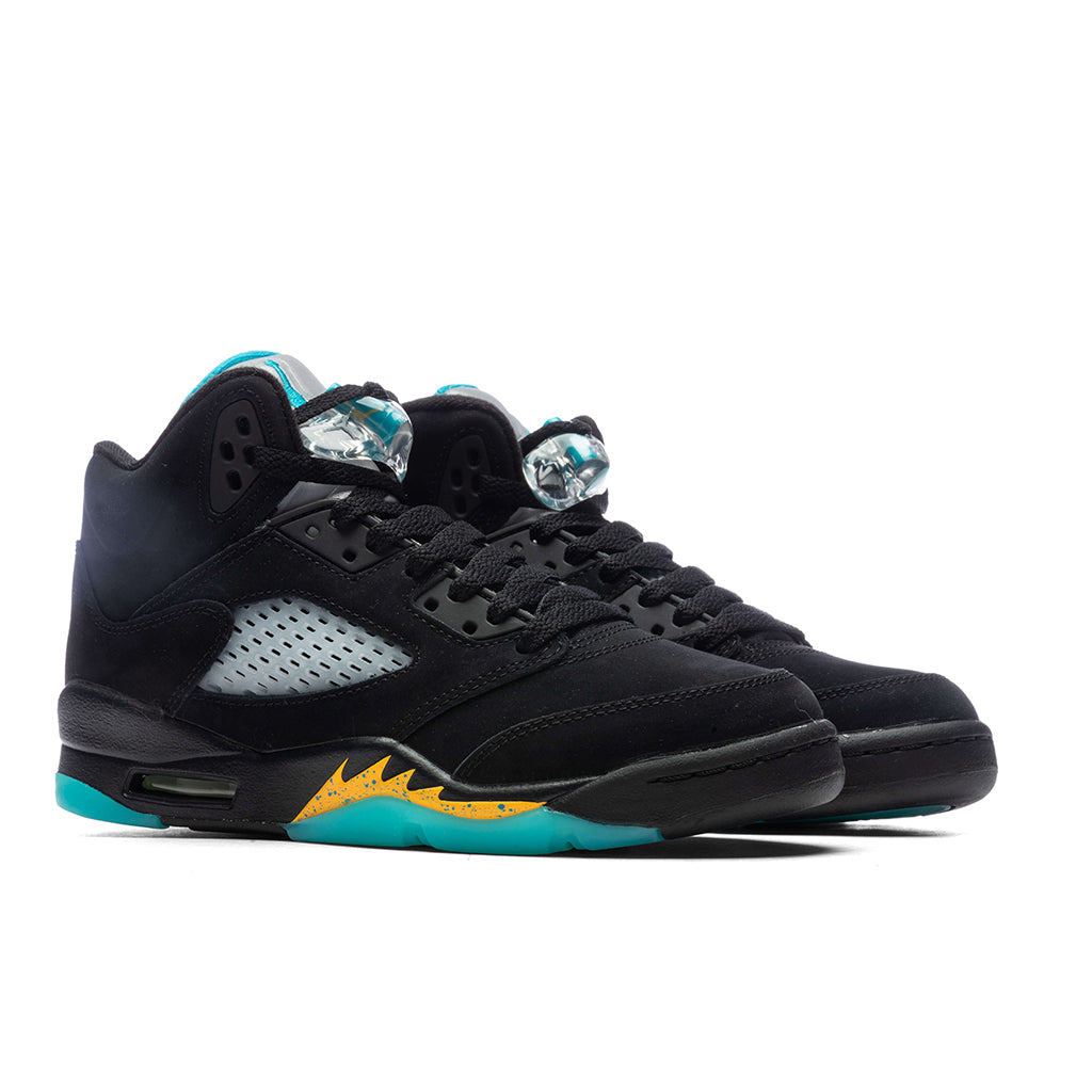 Air Jordan 5 Retro (GS) Aqua - Black/Aquatone/Taxi