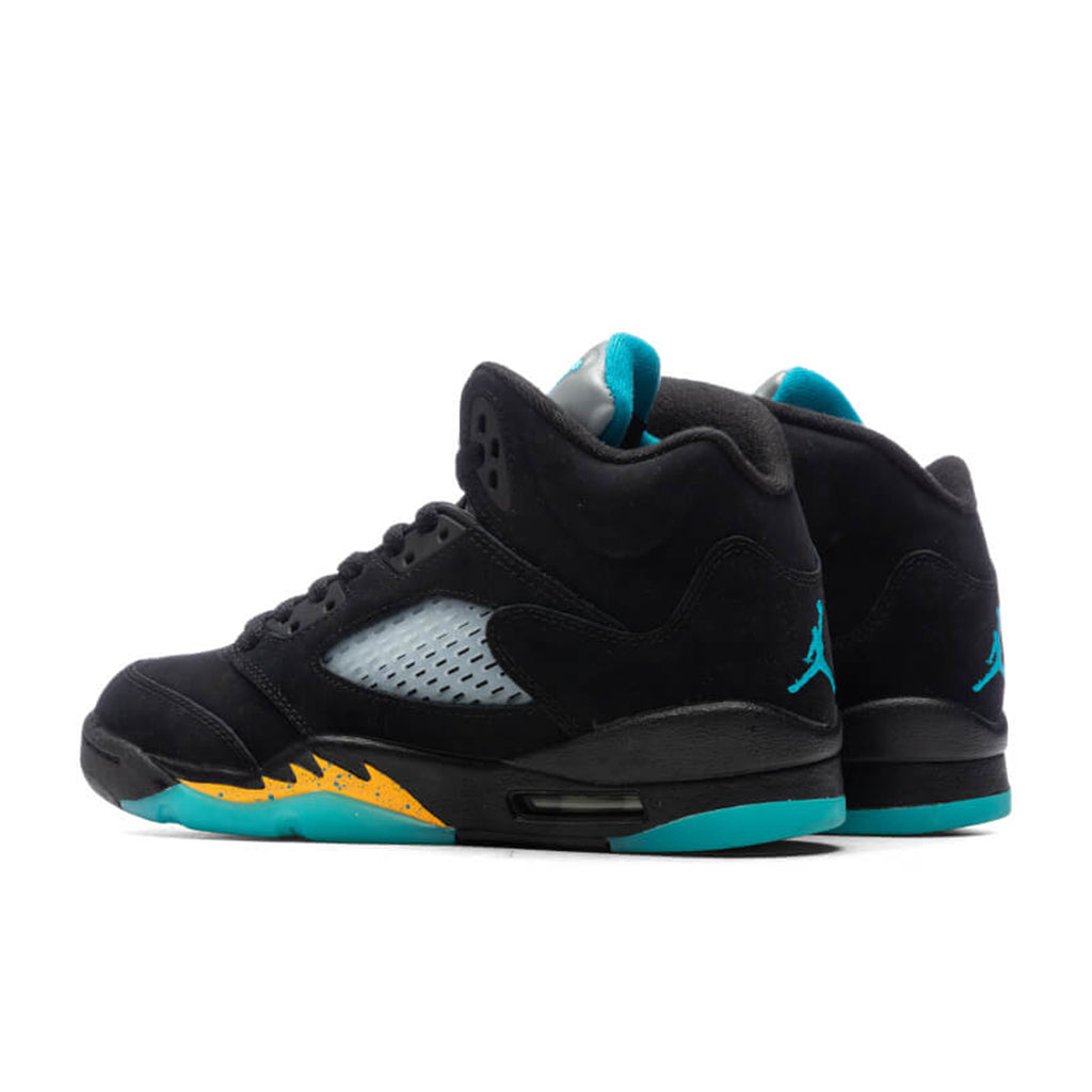 Air Jordan 5 Retro (GS) Aqua - Black/Aquatone/Taxi