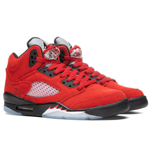 Air Jordan 5 Retro (GS) "Raging Bull" - Varsity Red/Black