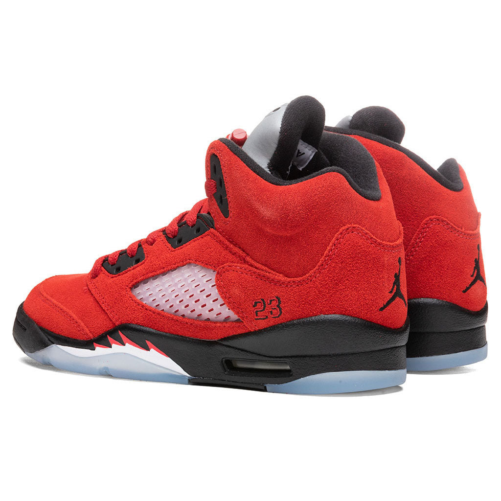 Air Jordan 5 Retro (GS) "Raging Bull" - Varsity Red/Black