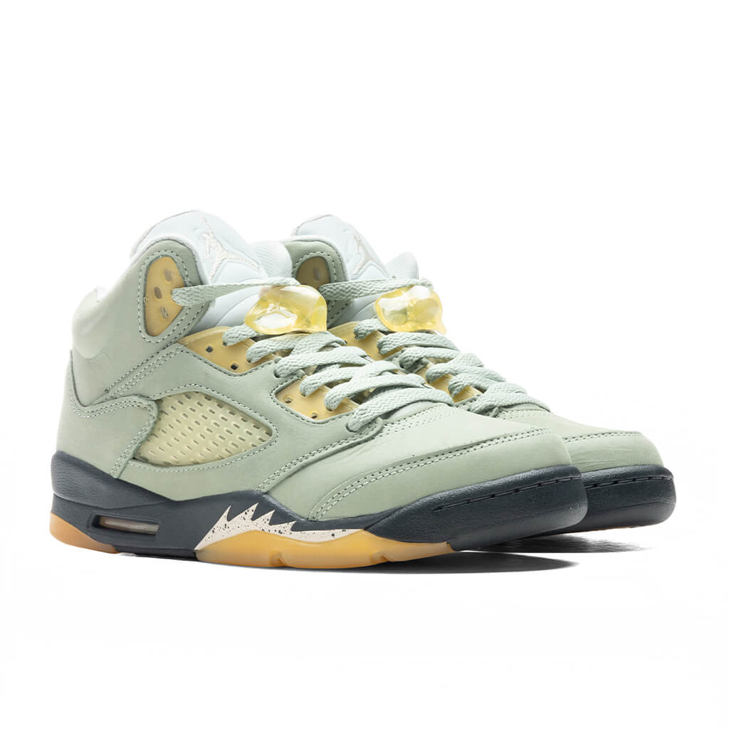 Air Jordan 5 Retro (GS) - Jade Horizon/Desert Sand/Light Silver