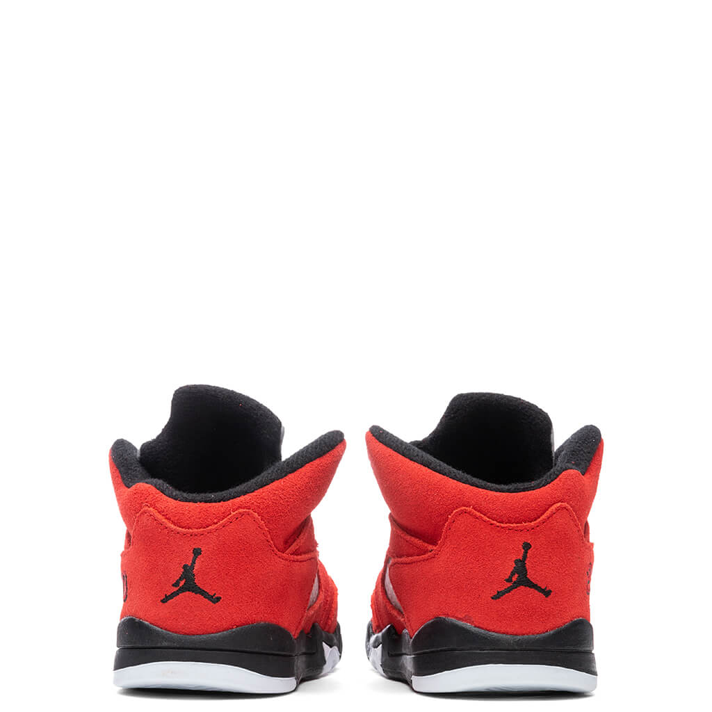 Air Jordan 5 Retro (TD) "Raging Bull" - Varsity Red/Black