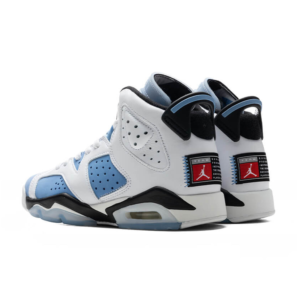 Air Jordan 6 Retro "UNC" (GS) - University Blue/White/Black/College Navy