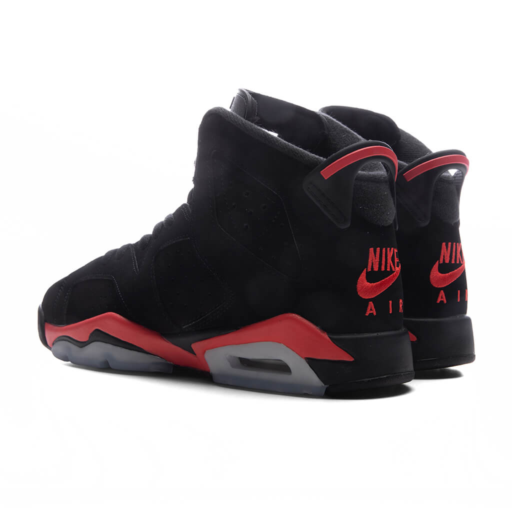 Air Jordan 6 Retro 'Infrared Salesman' (GS) - Black/Light Crimson