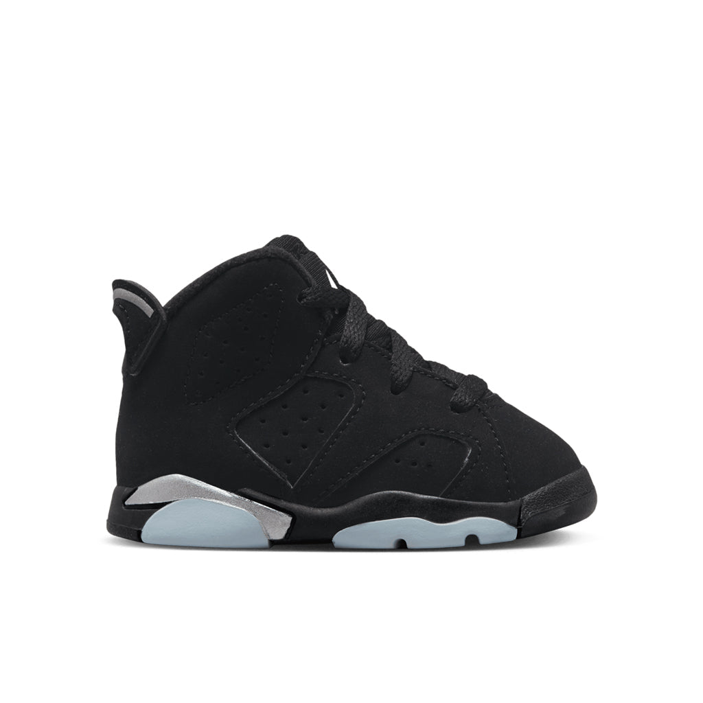 Air Jordan 6 Retro (TD)  - Black/Metallic Silver/Black