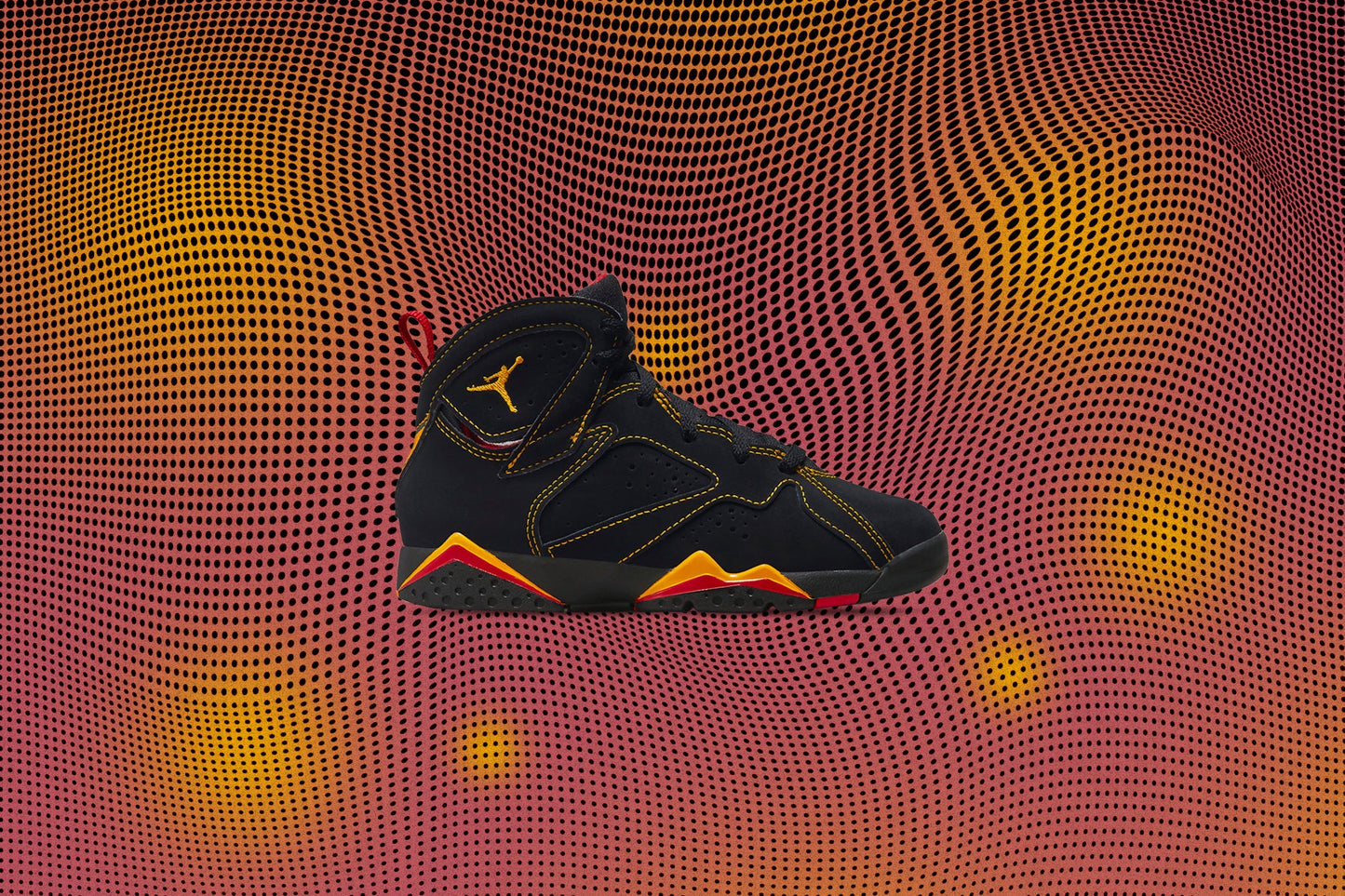 Air Jordan 7 Retro (PS) 'Citrus' - Black/Citrus/Varsity Red