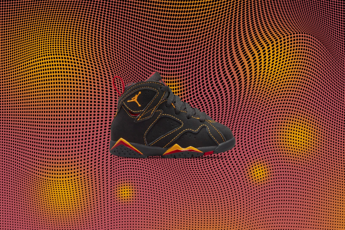 Air Jordan 7 Retro (TD) 'Citrus' - Black/Citrus/Varsity Red