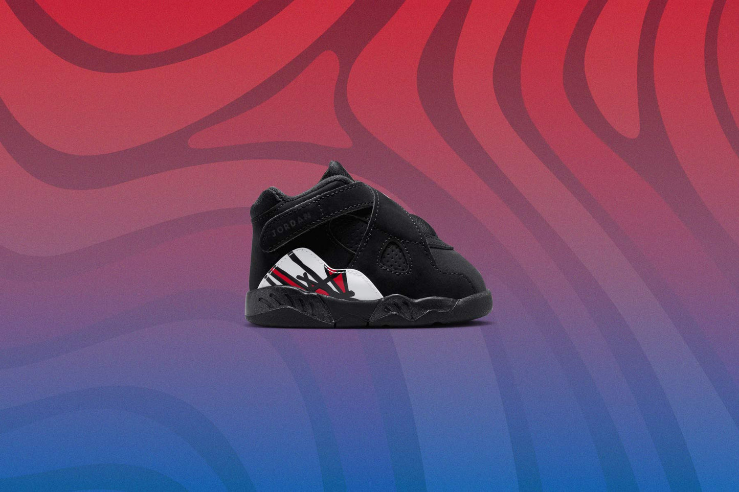 Air Jordan 8 Retro Playoffs (TD) - Black/True Red