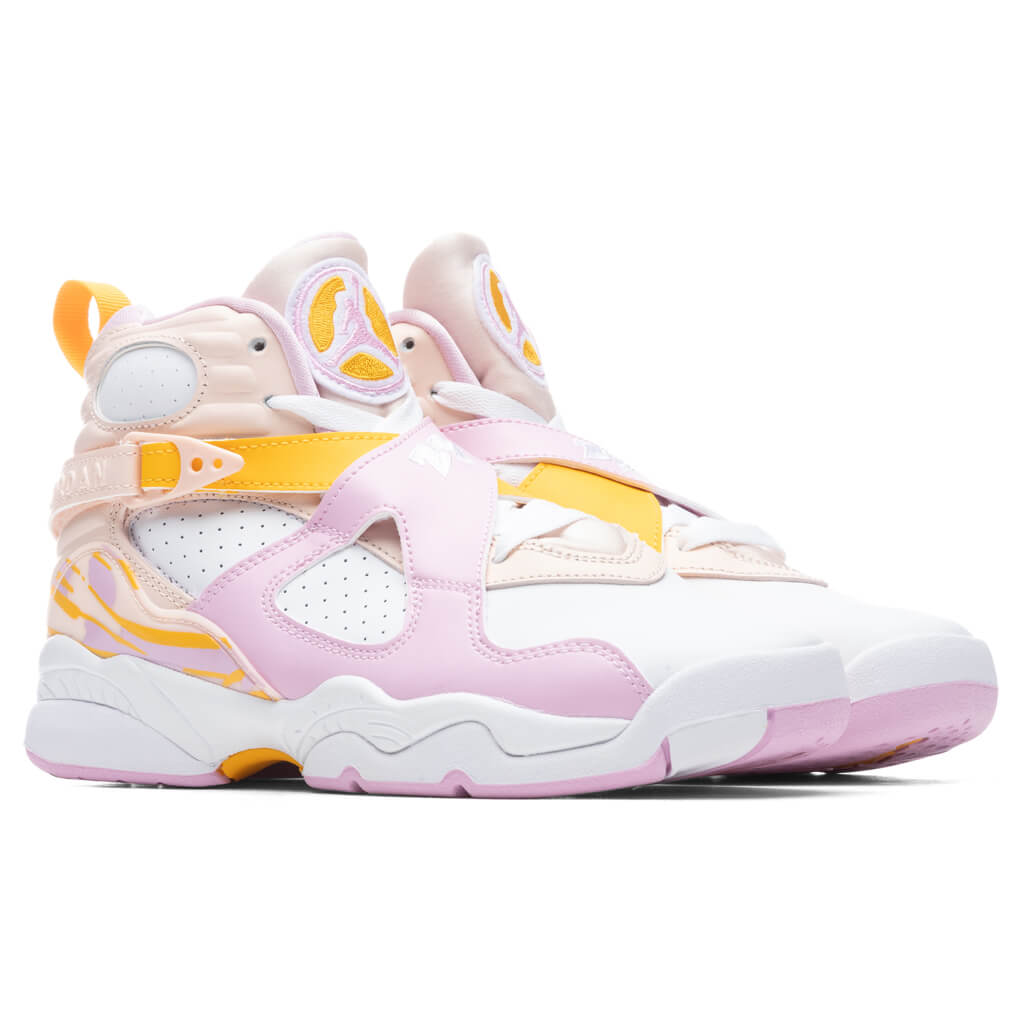 Air Jordan 8 Retro (GS) - Orange Pearl/Light Arctic Pink