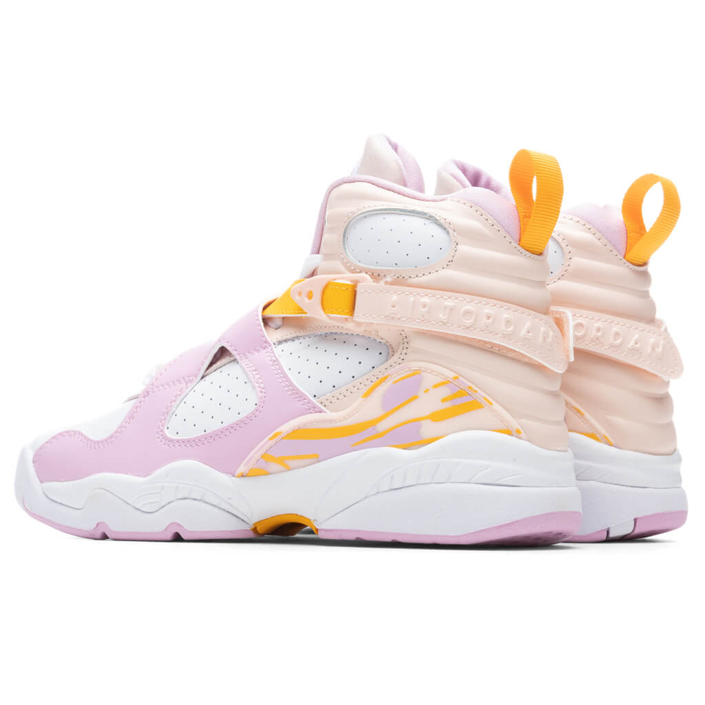 Air Jordan 8 Retro (GS) - Orange Pearl/Light Arctic Pink