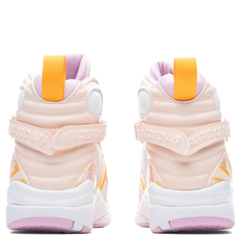 Air Jordan 8 Retro (GS) - Orange Pearl/Light Arctic Pink