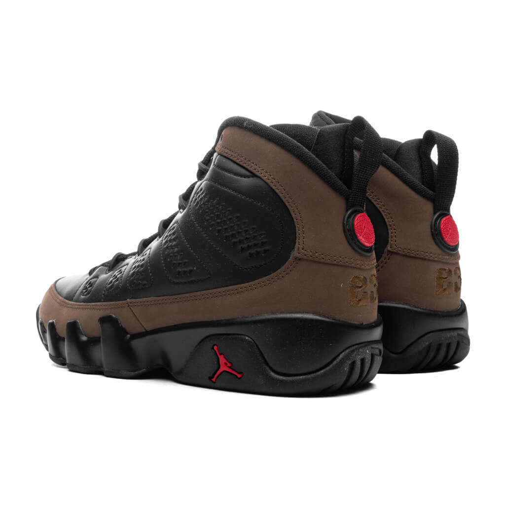 Air Jordan 9 Retro (GS) - Black/True Red/Light Olive