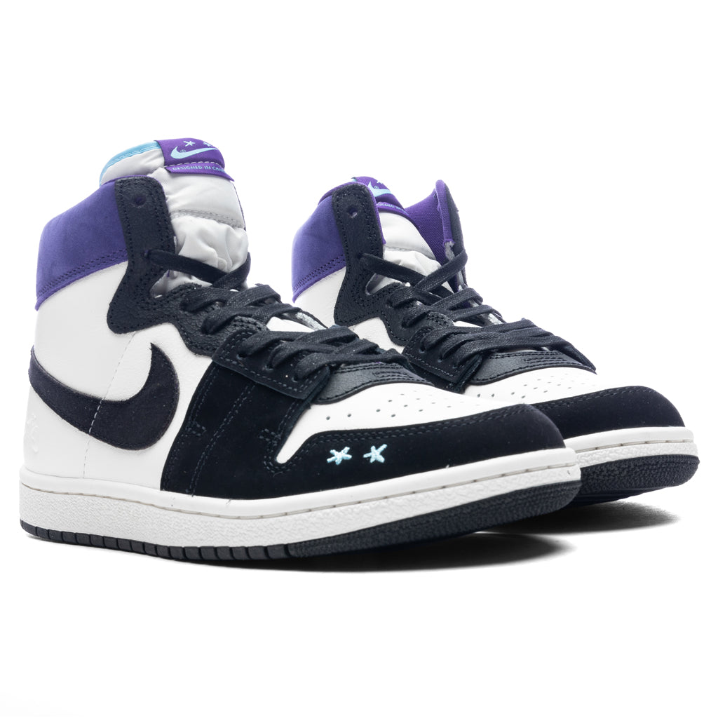 Women's Opium Paris x Jordan Air Ship 'Hornets' - Sail/Blue Chill/Black
