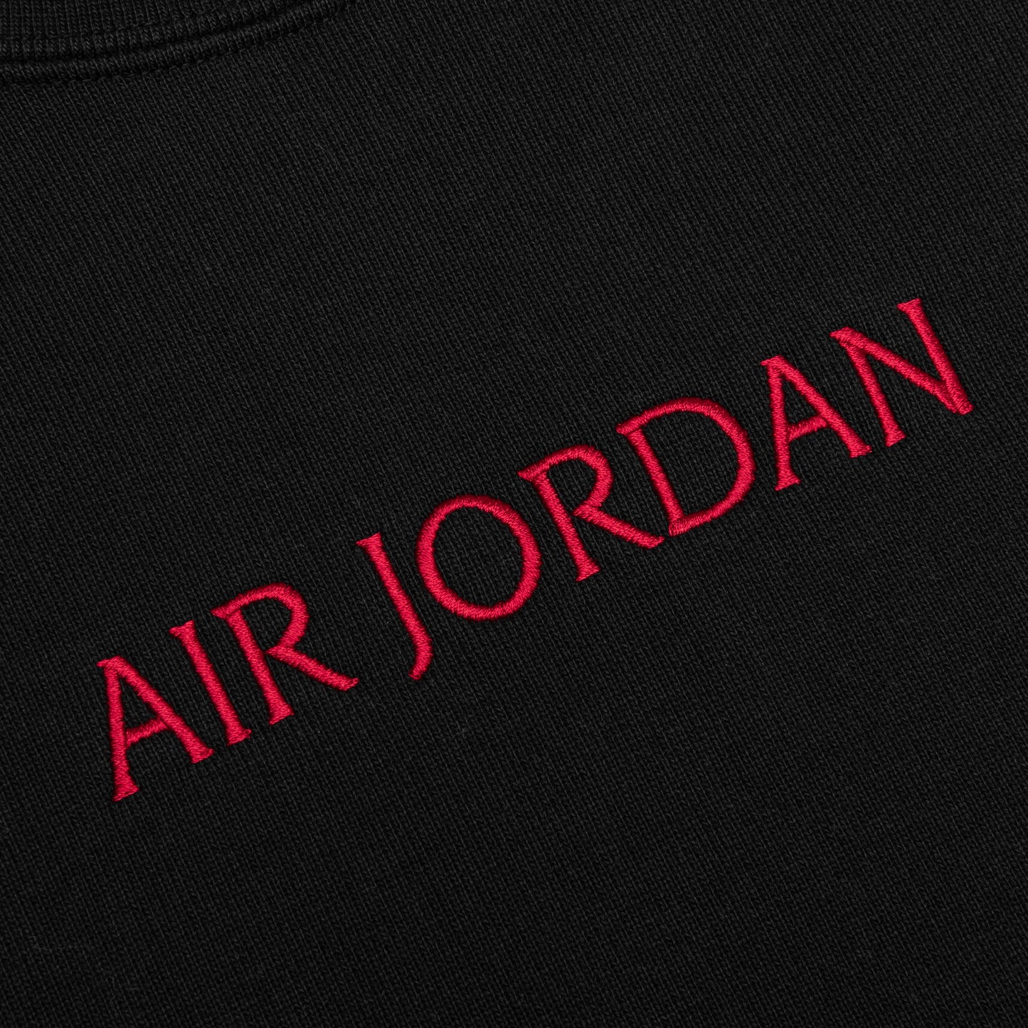 Air Jordan Women's Crew Sweatshirt - Black/Gym Red