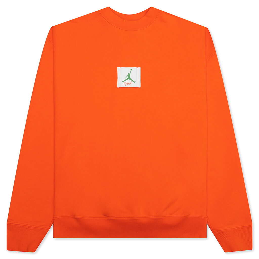 Air Jordan x Titan Women's SP IFC Crew T22 - Safety Orange/Chlorophyll