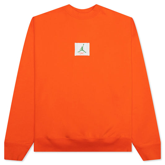 Air Jordan x Titan Women's SP IFC Crew T22 - Safety Orange/Chlorophyll