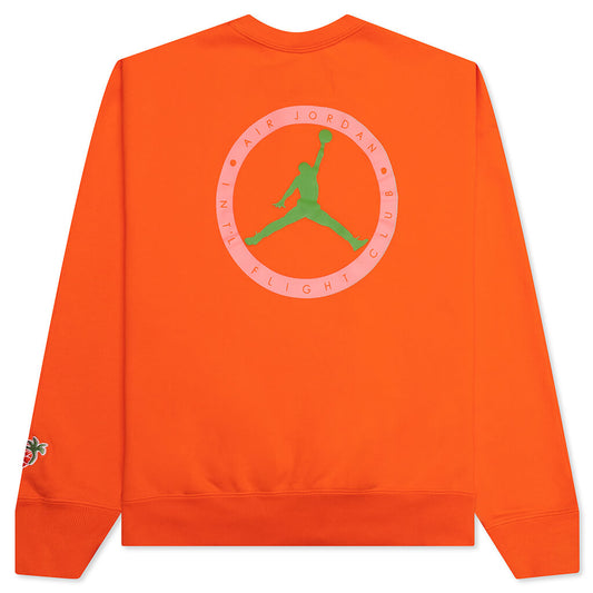 Air Jordan x Titan Women's SP IFC Crew T22 - Safety Orange/Chlorophyll