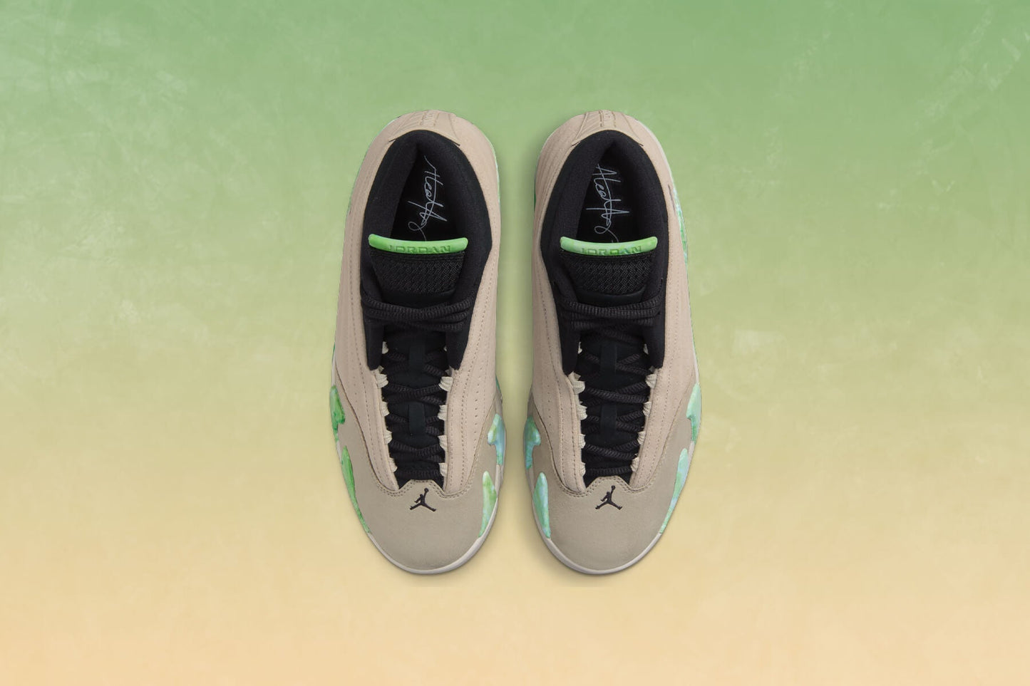 Air Jordan x Aleali May Women's 14 Retro Low SP - Light Sand/White