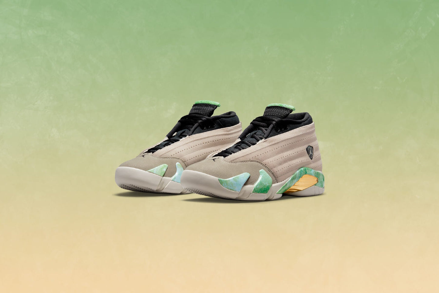Air Jordan x Aleali May Women's 14 Retro Low SP - Light Sand/White
