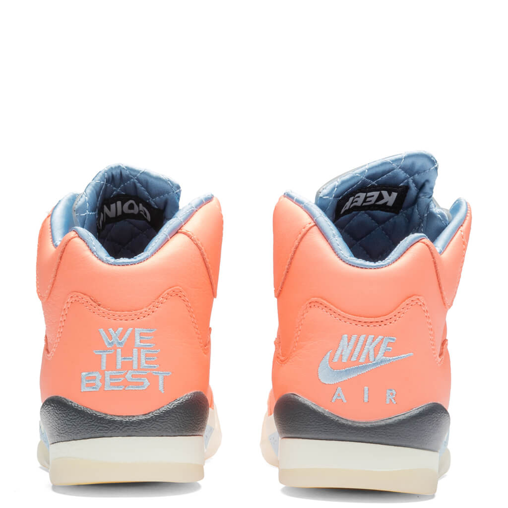 DJ Khaled x Air Jordan 5 Retro SP (GS) - Crimson Bliss/Leche Blue/Sail