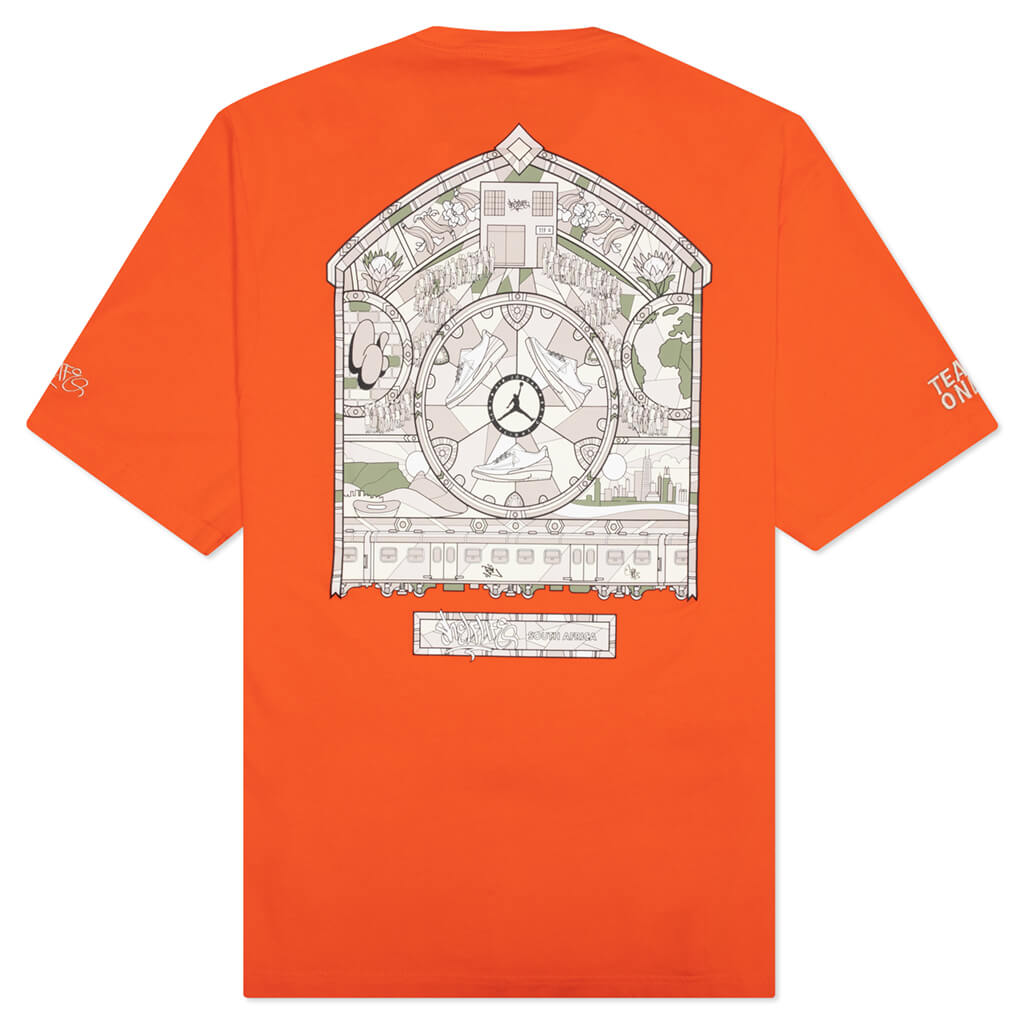 Air Jordan x Shelflife T-Shirt - Safety Orange/Rattan
