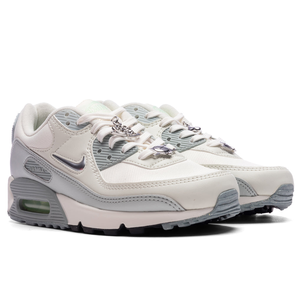 Women's Air Max 90 SE - Sail/Metallic Silver/Sea Glass