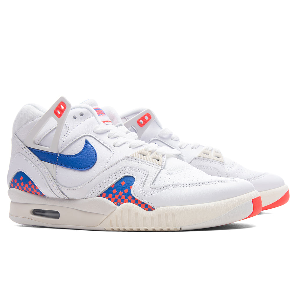 Air Tech Challenge 2 'Pixel Court' - White/Royal Blue/Laser Crimson