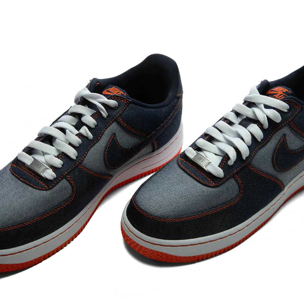 Nike x Kobe Bryant Air Force 1 Low 'Denim' - Obsidian/Safety Orange/White